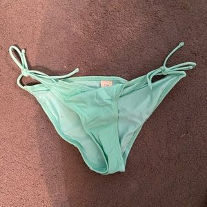 mint green bikini bottoms